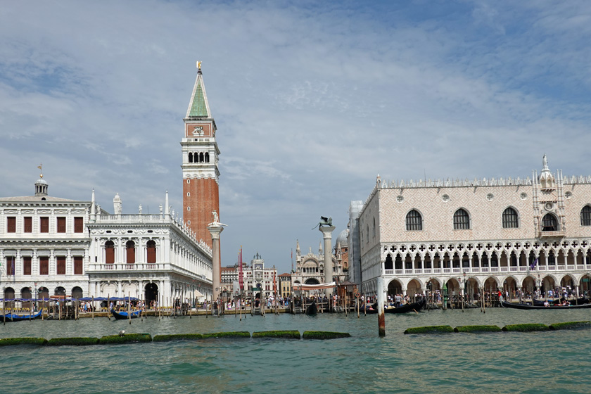 Doge's Palace, Campanile, Columns of San Marco and San Teodoro, Venice