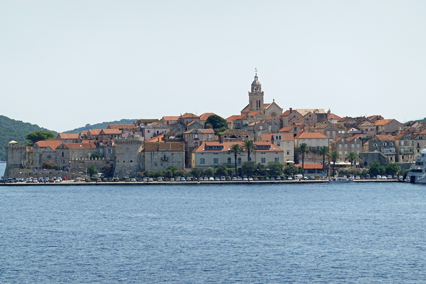 Korcula Town from the Ship