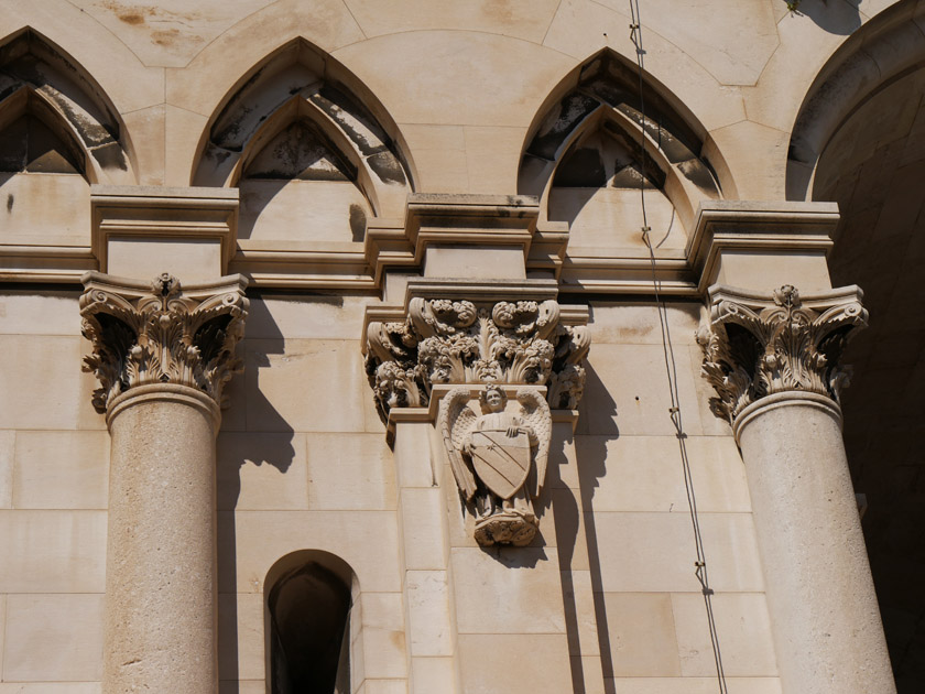 Column Details, Temple of Jupiter, Diocletian's Palace, Split