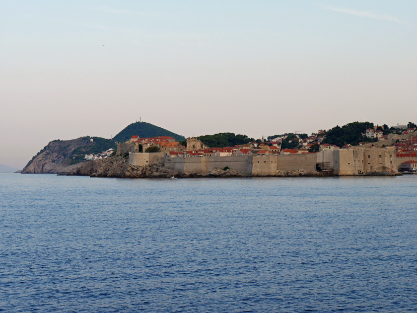 Early Morning Approach to Dubrovnik, Croatia