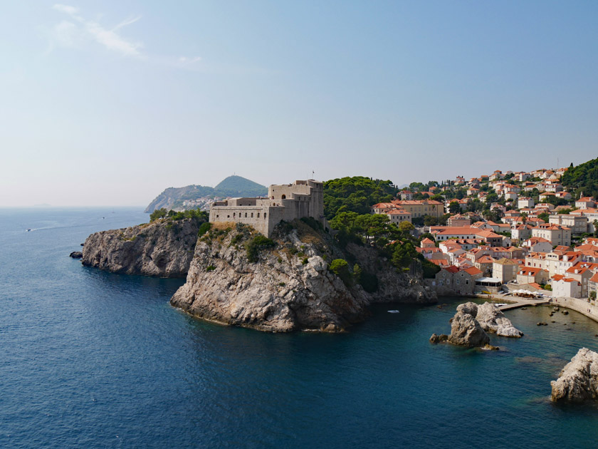 Fort Lovrijenac and Part of Old Town from the City Wall