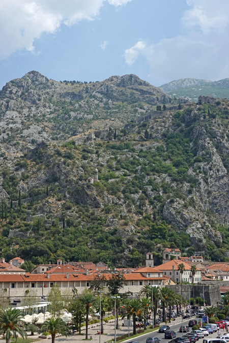 Castle of St. John, Top of Kotor City Walls