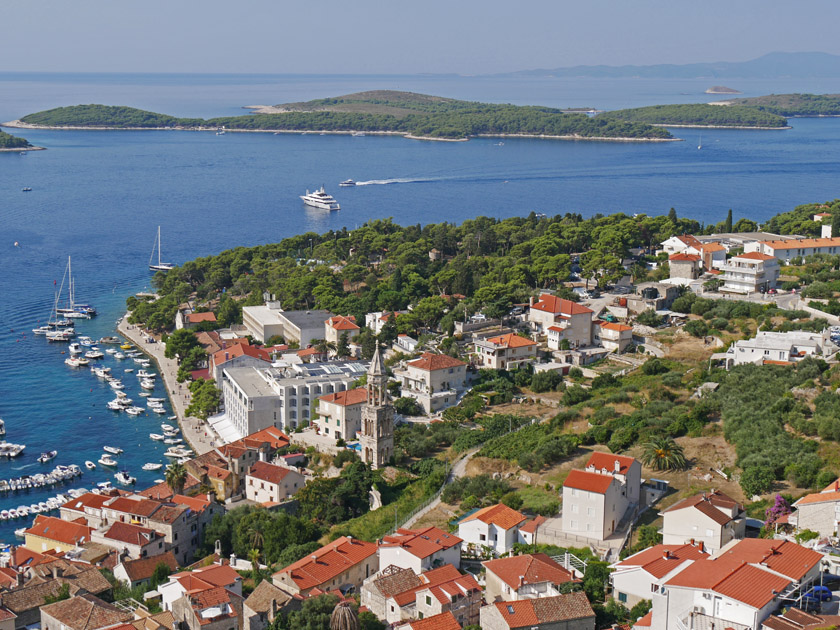 View of Hvar from The Fort