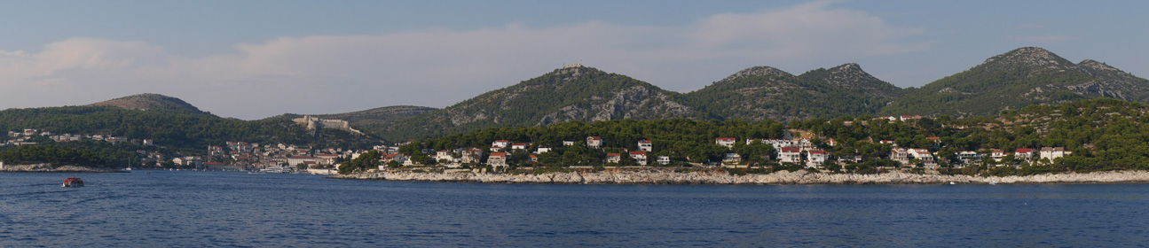 Panorama of Hvar Coast