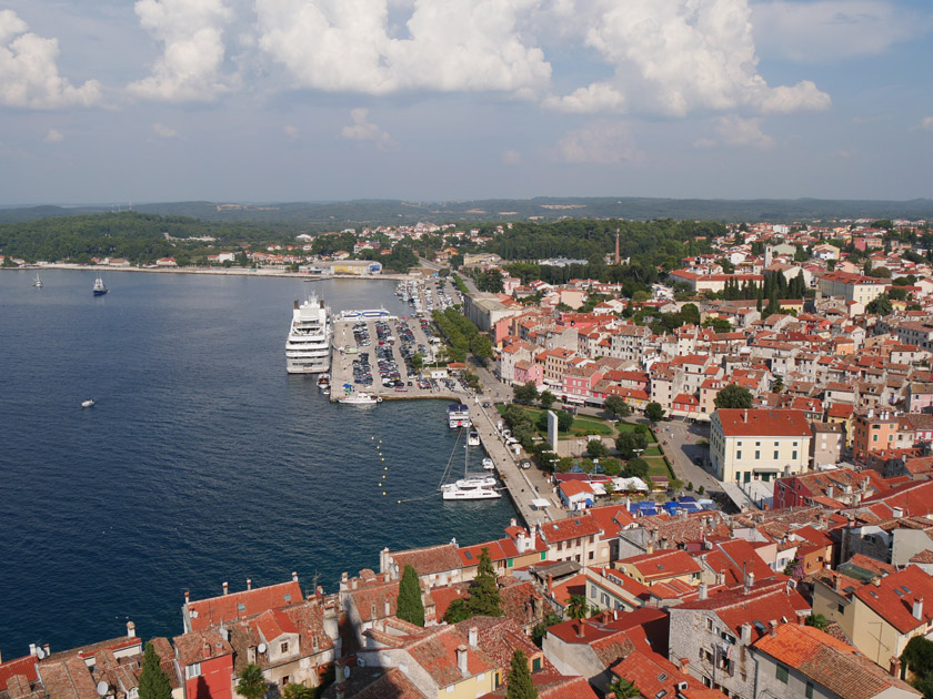 Rovinj Waterfront from St. Euphemia's Bell Tower