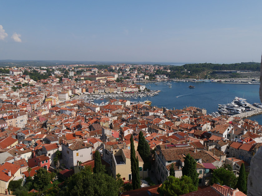 Old Town and Harbor from St. Euphemia's Bell Tower, Rovinj