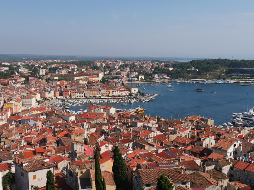 Old Town and Harbor from St. Euphemia's Bell Tower, Rovinj