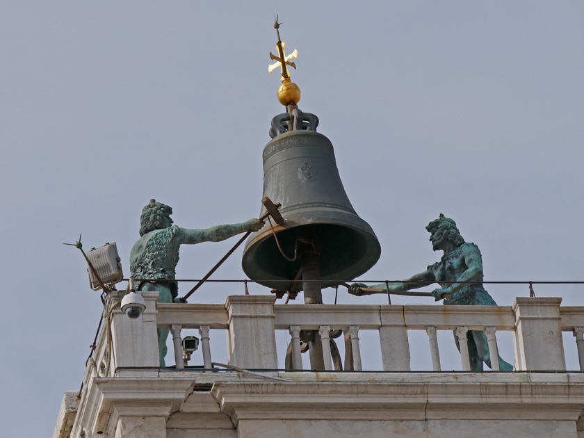 The Moors Striking the Hours at the Top of St. Mark's Clock Tower