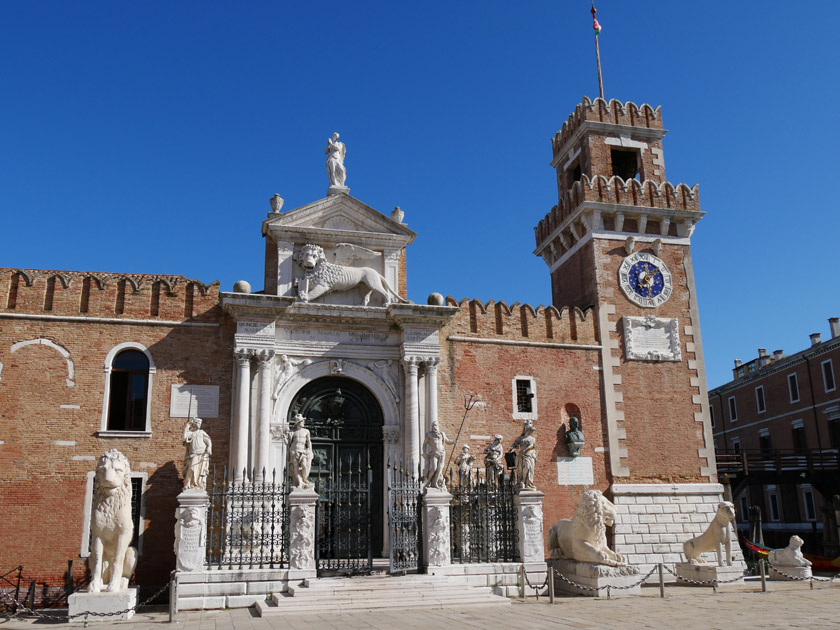 Porta Magna of the Campo de l'Arsenal (Venetian Arsenal)