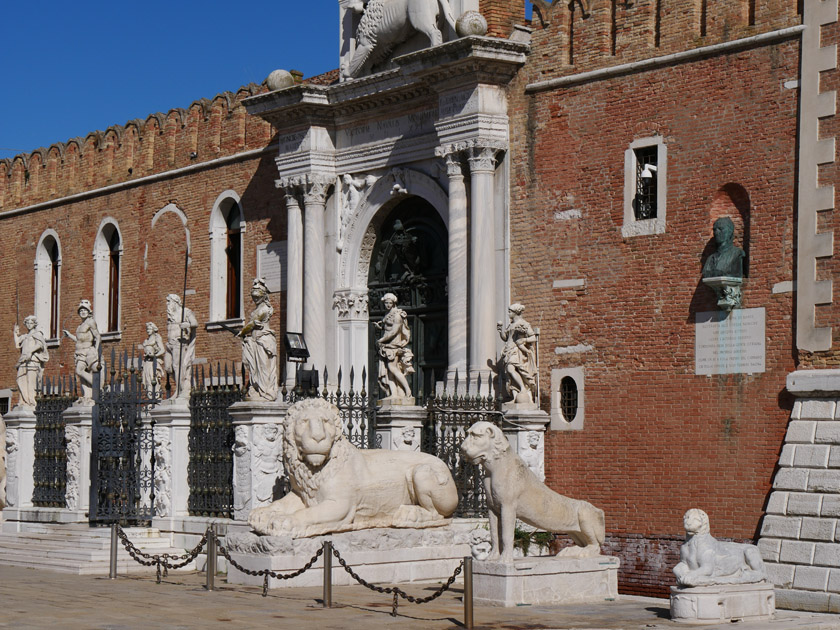 Porta Magna of the Campo de l'Arsenal (Venetian Arsenal)