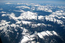 Cascade Mountain Range on Approach to Seattle