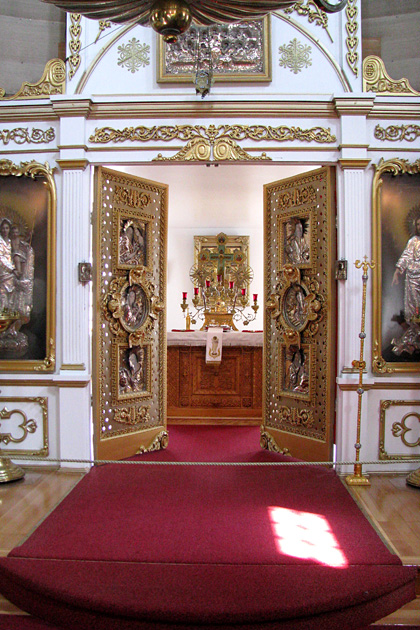 Entrance to Inner Chamber of St. Michael's Russion Orthodox Cathedral