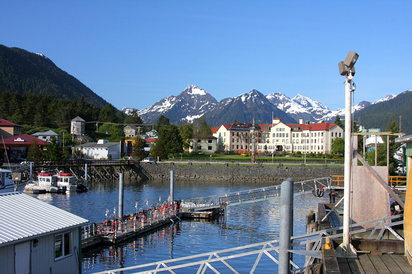 Alaska Pioneer Home from the Sitka Docks