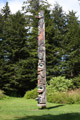 Totem Pole on Sitka National Historical Park Totem Trail