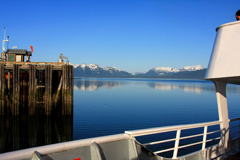 Approaching the Dock at Bartlett Cove