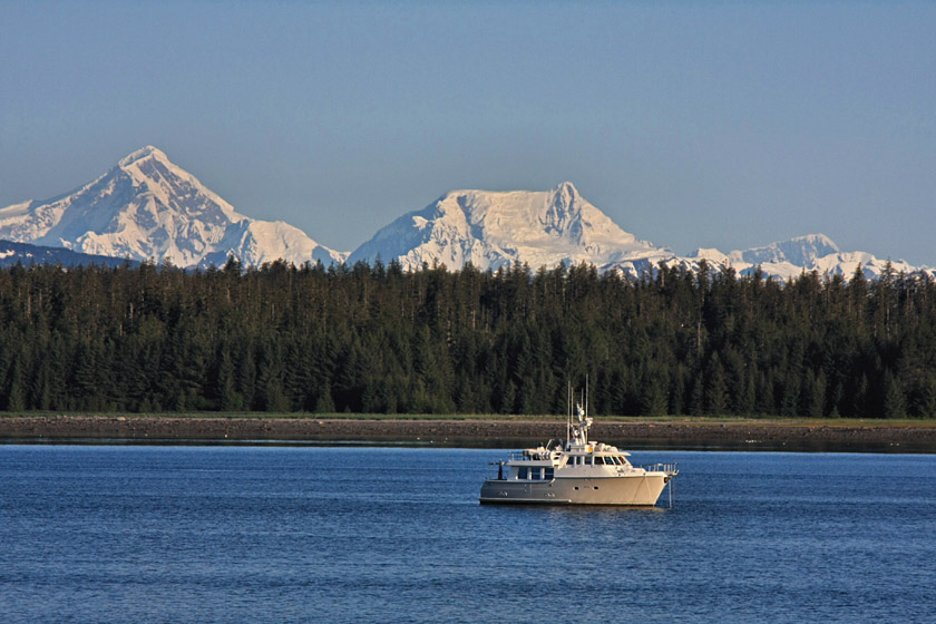 Boat in Bartlett Cove