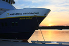 NG Sea Lion at Sunset in Bartlett Cove