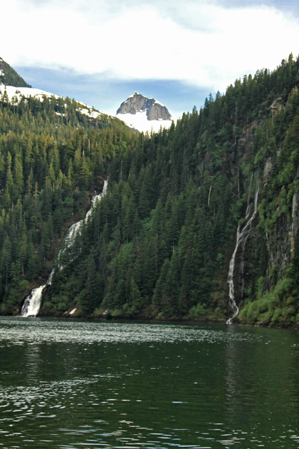 Waterfall in Red Bluff Bay