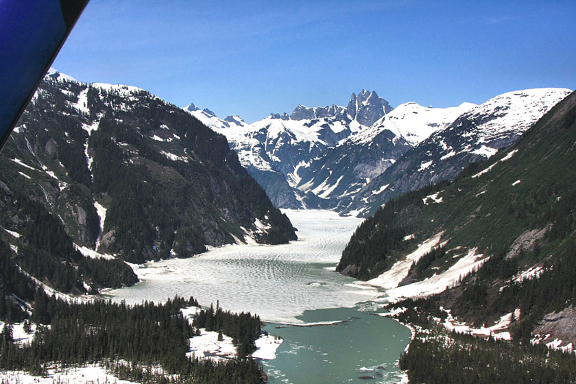 Shakes Glacier, Aerial View