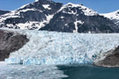 Face of LeConte Glacier in LeConte Bay, Aerial View