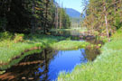 Beaver Dam Near Exit of Hill Lake, Three Lakes Trail