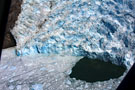 LeConte Glacier Face and LeConte Bay, Aerial View