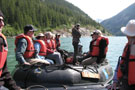 Stranded Zodiac Rescue at Sea