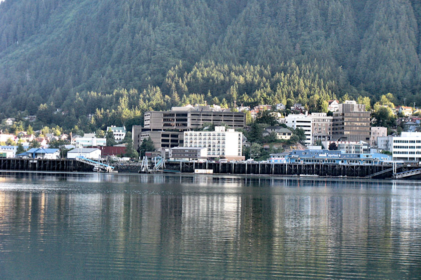 Entering Juneau Harbor