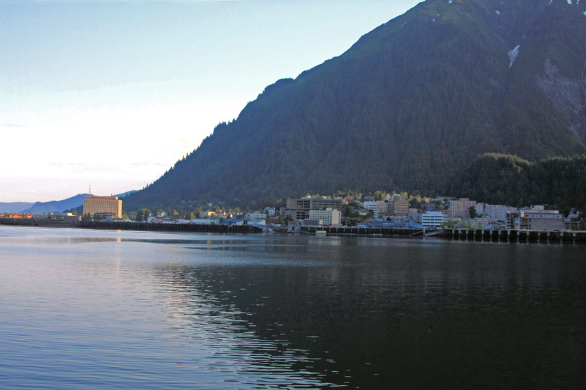 Entering Juneau Harbor