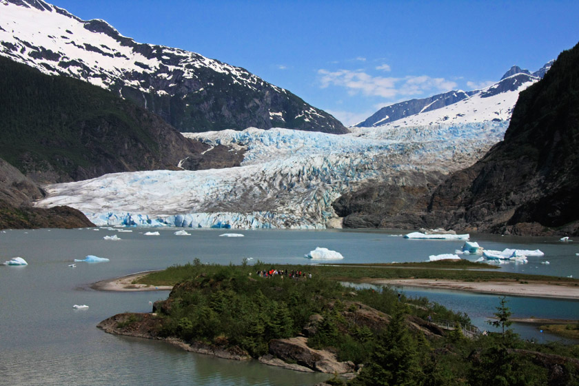 Mendenhall Glacier and Icebergs