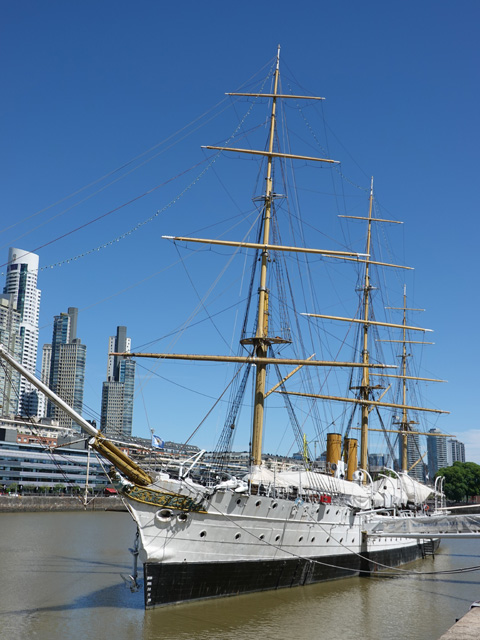 Museum Ship, ARA Presidente Sarmiento, Puerto Madero, Buenos Aires