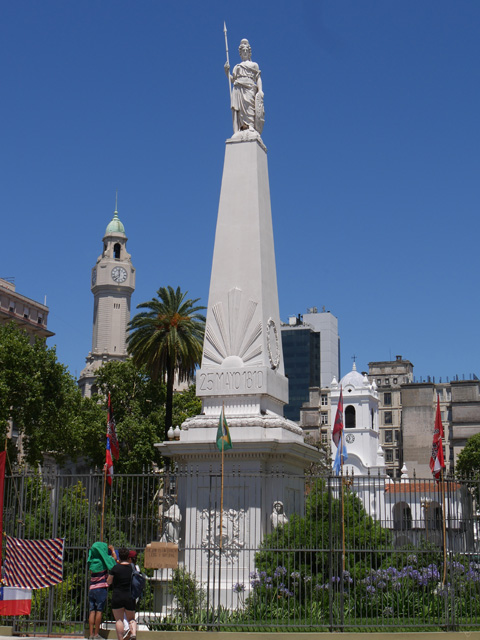 ThePirámide de Mayoin the Plaza de Mayo, Buenos Aires