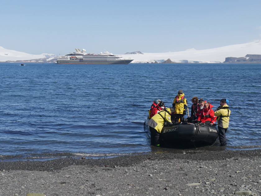 Zodiac Landing on Barrientos Island