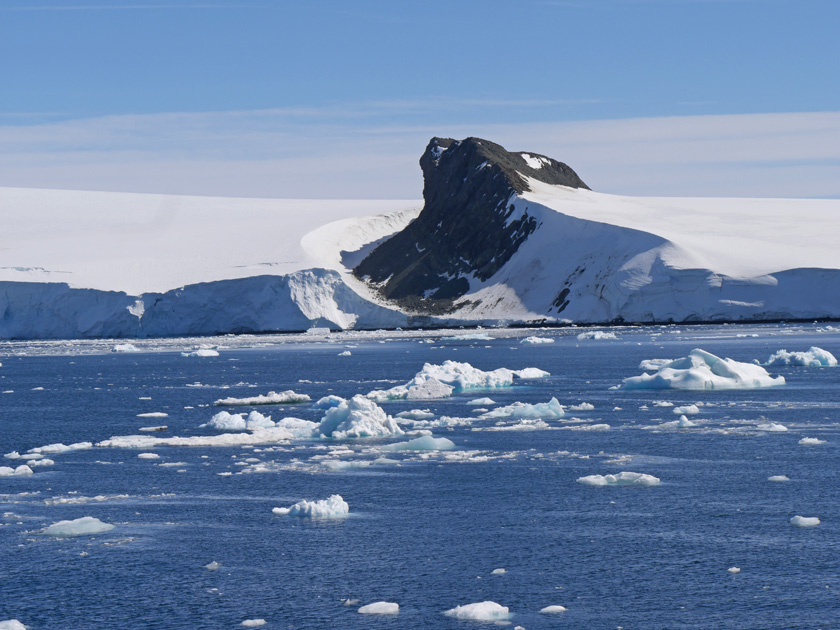 Icebergs and Glacier