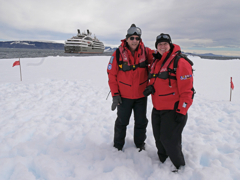 Becky and Jim at Iceberg Landing