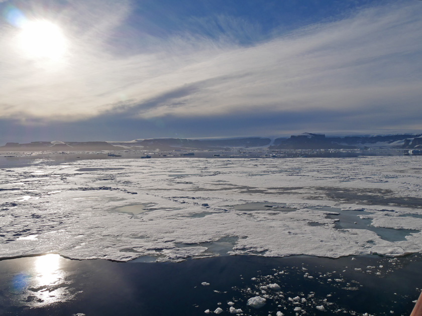 Ice Pack Around Snowhill Island