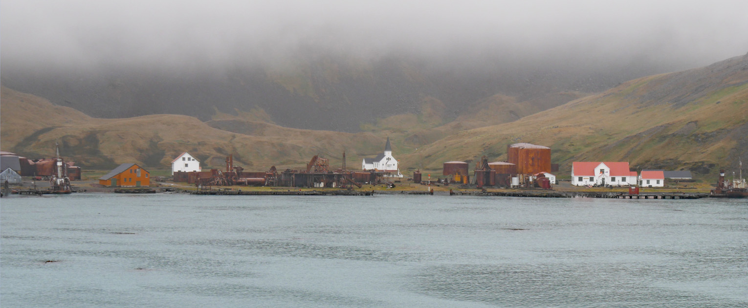 Approaching Grytviken (Former Whaling Station), South Georgia Island