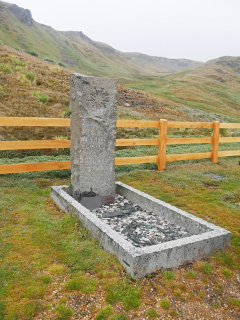 Tombstone of Ernest Shackleton, Grytviken