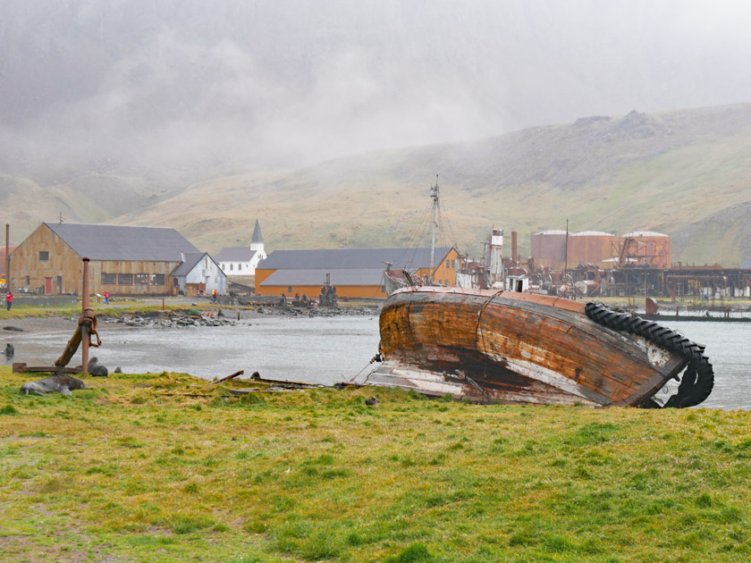 Beached Shipwreck at Grytviken