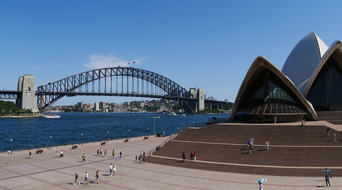 Sydney Harbor Bridge and Opera House