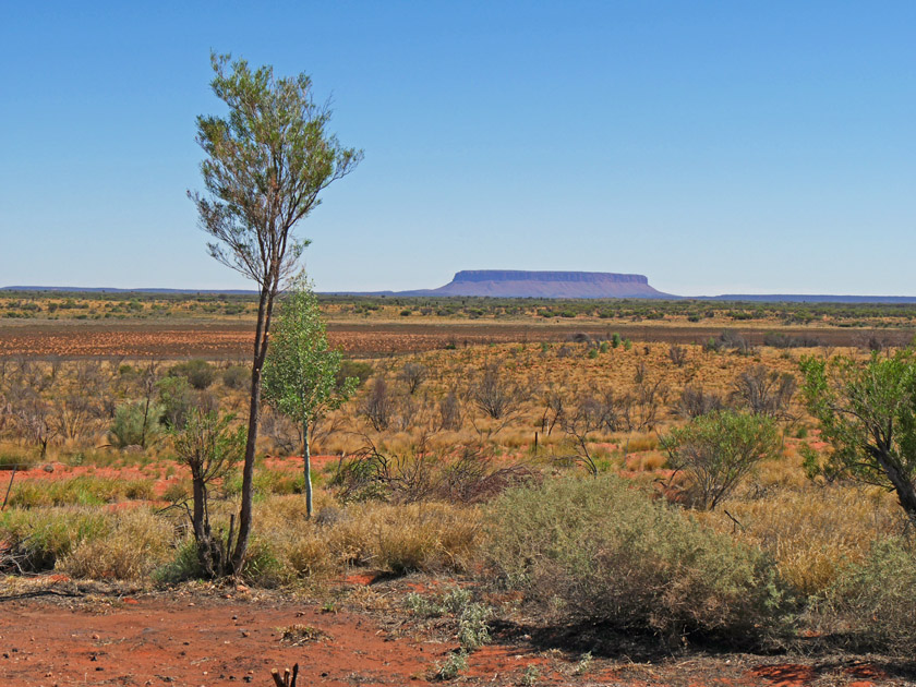 Mt. Connor, Northern Territory, from Lasseter Highway Lookout