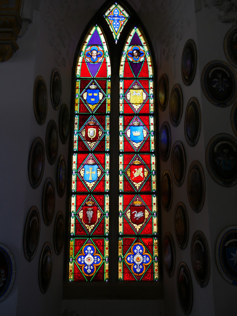 Stained Glass Window, Chapel at Frederiksborg Castle, Hillerod