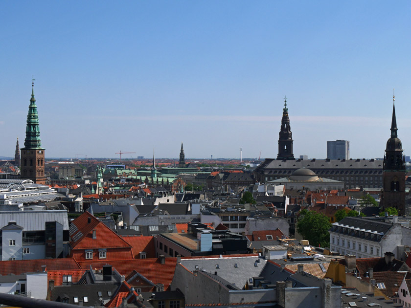 View from Top of Rundetaarn (Round Tower), Copenhagen