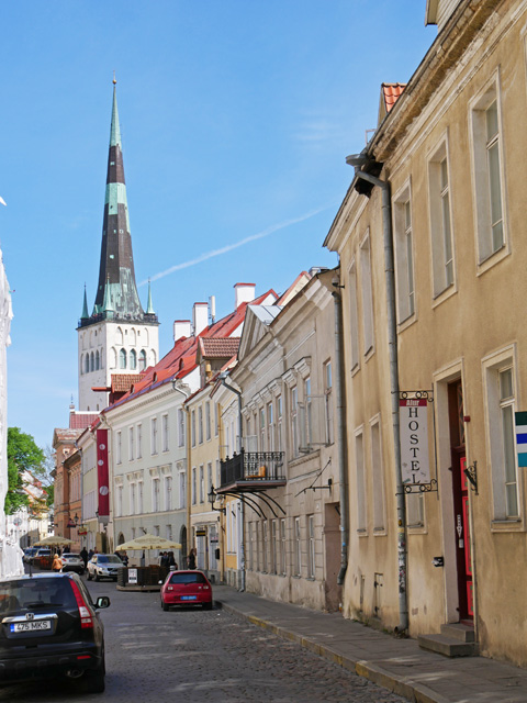 Tallinn Byway Leading to St. Olaf's Church