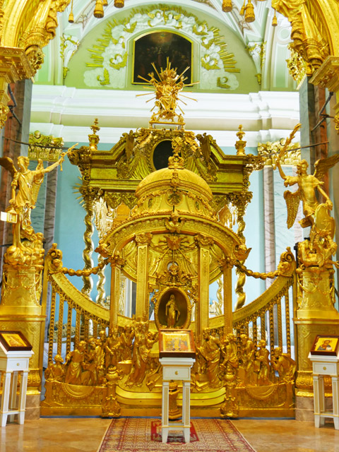 Central Altar Gate of the Saints Peter & Paul Cathedral, St. Petersburg