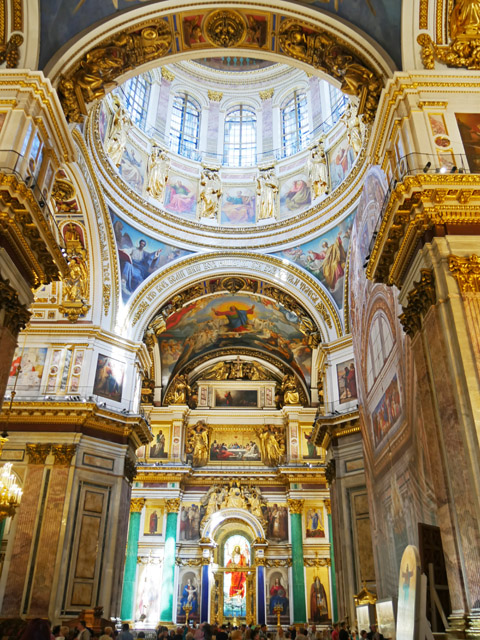 Interior Dome, St. Isaac's Cathedral, St. Petersburg