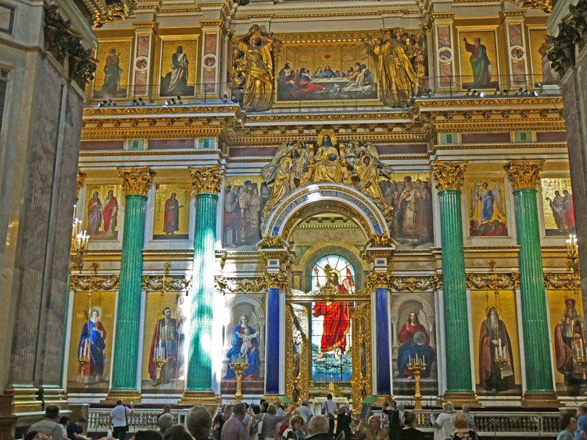 Paintings and Resident Ghost, St. Isaac's Cathedral, St. Petersburg