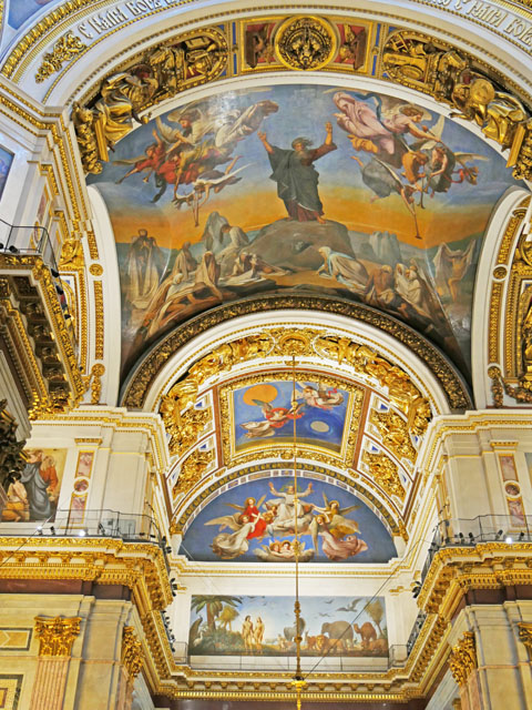 Ceiling Murals, St. Isaac's Cathedral, St. Petersburg