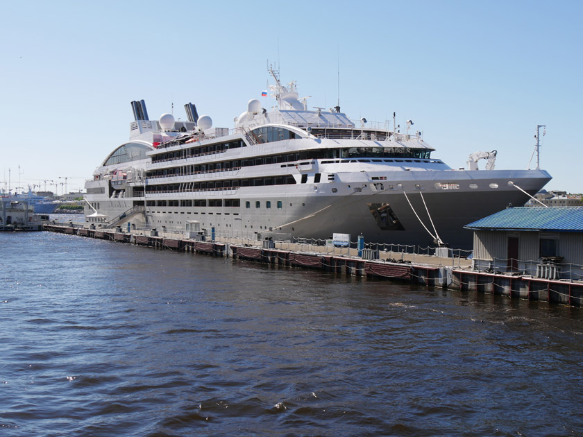 Le Soléal Docked in St. Petersburg