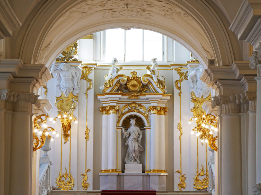 Ambassador's Staircase Landing, Winter Palace (the Hermitage), St. Petersburg